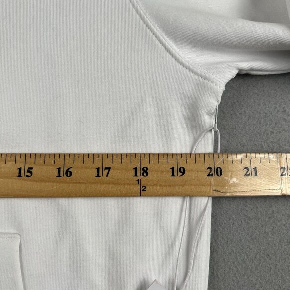 NWT Saturdays NYC White Ditch Handshake Long Sleeve‎ Pullover Hoodie Men’s Small - Picture 8 of 16